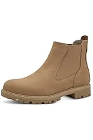 Tamaris Mujer Botines, señora Botines,Botas,Medias Botas,botín,Plano,Camel,37 EU