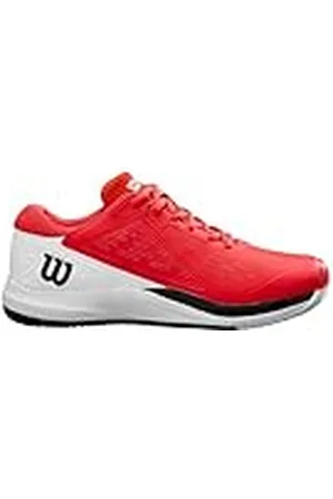 Wilson Rush Pro Ace Clay, Zapatillas de Tenis Hombre, Infrared/White/Black, 44 2/3 EU