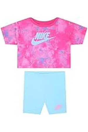 Nike Conjunto de niña Boxer Tee y Bike Short 16L658, , 24 meses