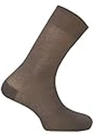 Punto Blanco Hilo Escocia Canalé Calcetines Cortos, , 45/46 (Tamaño del Fabricante:12) para Hombre