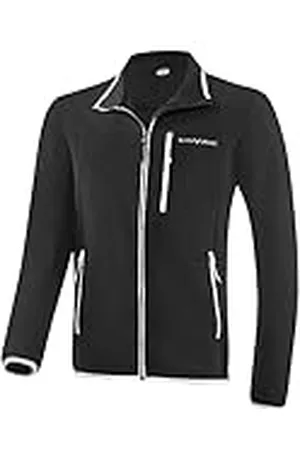 Black Crevice Segunda Capa Hombres I Polerón Midlayer I Jersey Media Capa para Hombres de Material Funcional Forro Polar - elástico I Polera elástica y Respirable I Suéter Hombre térmico