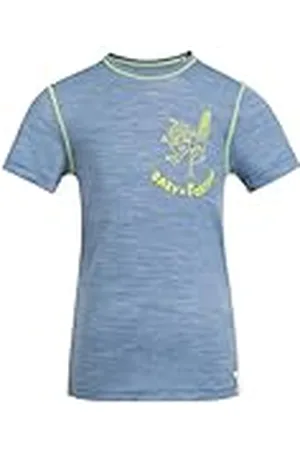 Jack Wolfskin Merino Graphic T K Camiseta, , 176 cm para Niños