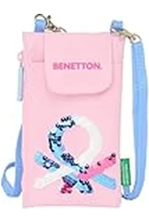 Safta Benetton Pink - Monedero Portamóvil, Monedero Estándar, para Móvil, Cómodo y Versátil, Calidad y Resistencia, 19x10 cm, Color