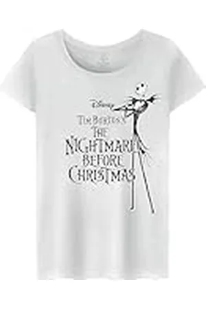 The Nightmare Before Christmas Nightmare Before Christmas Wojackdts020 Camiseta, , XL para Mujer