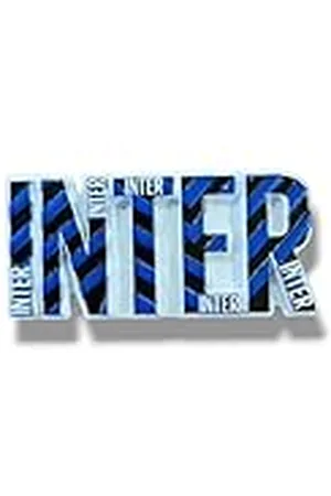 Inter Imán Wordmark, Unisex, para niño, Azul, Negro, Talla única