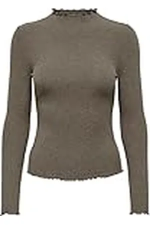 ONLY Onlemma L/S Noos Jrs-Camiseta de Cuello Alto Manga Larga, , XS para Mujer