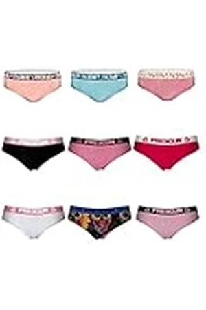 Freegun Pack Surprise Calzoncillo Ropa Interior Mujer Algodón Liso Modèle Aléatoire (Paquete de 3)