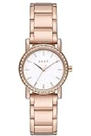 DKNY Reloj Analógico para Mujeres de Cuarzo con Correa en Acero Inoxidable NY9205