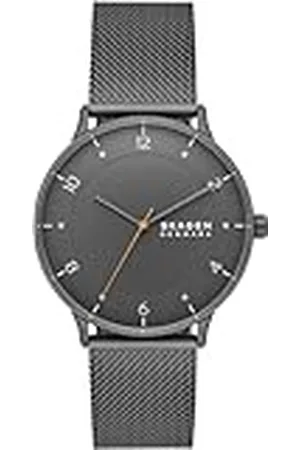 Skagen RIIS reloj para hombre, movimiento de cuarzo con correa de acero o piel, , 40MM