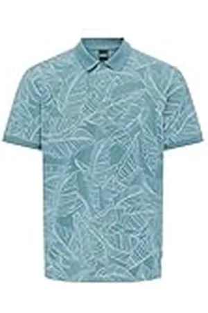 Only & Sons Camiseta de algodón de Manga Corta con Cuello de Polo para Hombre de ONLY&SONS, Color: , Size:L