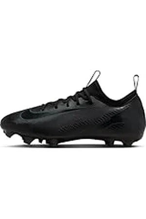 Nike JR Zoom Vapor 16 Academy FG/MG, Sneaker, Black/Black-Deep Jungle, 33.5 EU