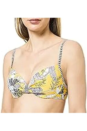 ESPRIT 041EF1A301 Parte Superior de Bikini, 750/Amarillo, 36_A para Mujer