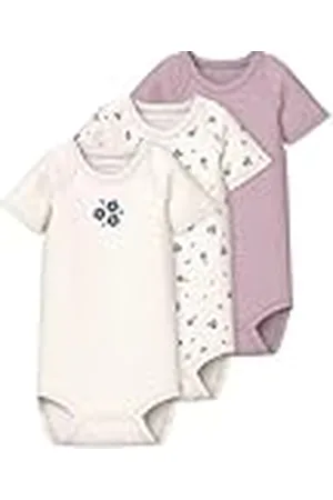 NAME IT Baby Nbfbody 3P SS Flower Noos, Numeric_98 (Pack de 3) Mujeres