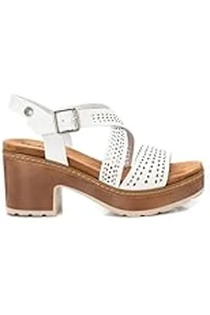 Refresh Sandalia Mujer Blanco - Calzado Cómodo y Versátil - Moda casual - Modelo 17284704 (Talla 40)