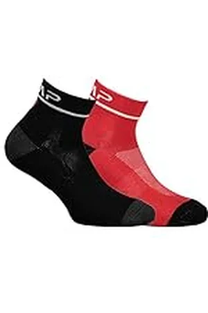 CMP Running Baumwolle Socken Bipack 38I9724 Calcetines, Infantil, , 28 x 30 (Cintura x Largo)