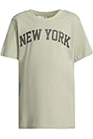 Urban classics Uck7917a-t-shirt 2 Pack-Kurzarm-New York & Los Angeles College Camiseta, , 110-116 para Niñas