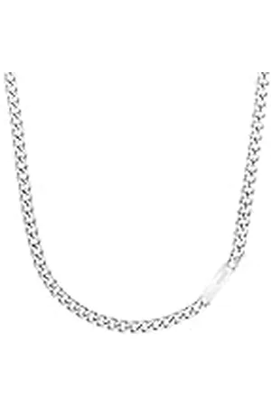 JOOP! Collar de acero inoxidable collar de los hombres, 60 cm, , Viene en caja de regalo de joyería