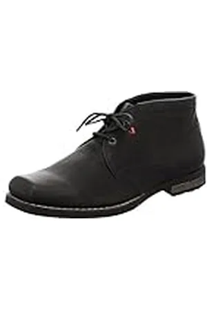 Think! Guru chromfrei gegerbte, Lodenfutter, Zapatos con Cordones. Hombre, 0 Negro, 47 EU