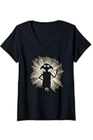Harry Potter Dobby Silhouette Camiseta Cuello V