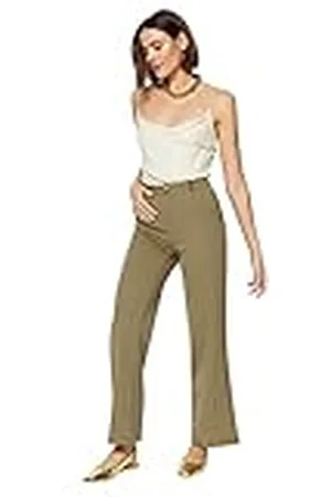 Trendyol Pantalones básicos de Pierna Ancha para Mujer, , 42