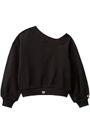 Benetton Jersey M/L 33nvc400b Sudadera con Capucha, , 140 cm Niñas y niñas