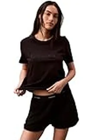 Calvin Klein Camiseta de Manga Corta Mujer Classic de Algodón, , XS