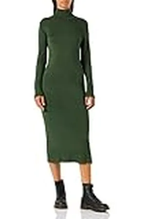 JJXX Jxcat-Vestido de Punto Suave con Cuello Enrollado, , S para Mujer