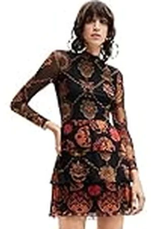 Desigual TS_Daphne, 2000 Black Vestido Informal, , XS Mujeres