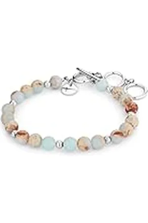 Tamaris Pulsera TJ-0523-B-21 Plata, 21, Acero inoxidable, Agalmatolita