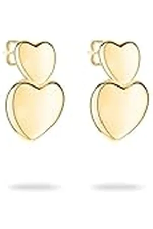 Tamaris Pendiente TJ-0613-E-26 Acero Inoxidable IP Oro, 2,6 cm, Acero inoxidable, Sin piedra preciosa