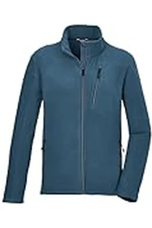 Killtec Hombre Chaqueta polar con cuello alto KOW 84 MN FLC JCKT, stahlblau, L, 41826-000