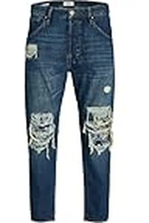 JACK & JONES Jjifrank Jjleen Jos 180 Jeans, Azul Denim, 32W x 34L para Hombre