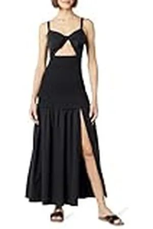THE DROP Convertible Strapless Smocked Waist Maxi Dress Vestido Largo Elegante, , S