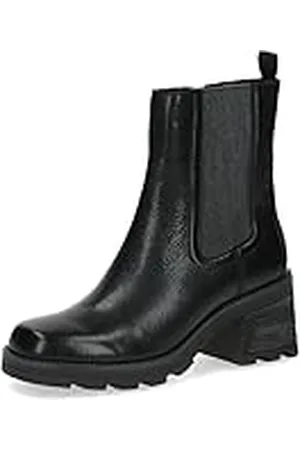 Caprice 9-25425-41, Botines de tacón con cordones para Mujer, Negro (Black Nappa), 38 EU