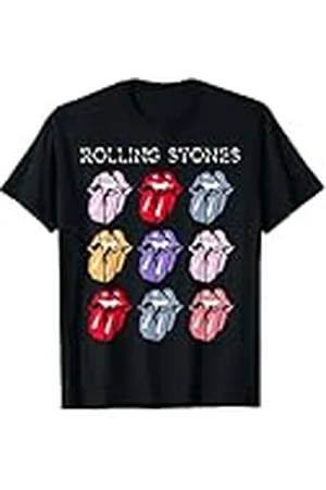 The Rolling Stones Lengua multicolor oficial de The HD Camiseta