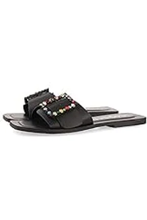 Gioseppo Sandalias Planas de Pala con Hebilla con Cristales Multicolor para Mujer jequitai