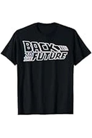 Back To The Future 35th Anniversary - Logotipo multicolor Camiseta