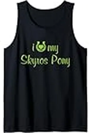 Hip Entrenador ecuestre I Love My Skyros Pony Horse Camiseta sin Mangas