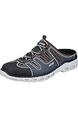 Rieker 14595, Zuecos Hombre, Grau, 41 EU