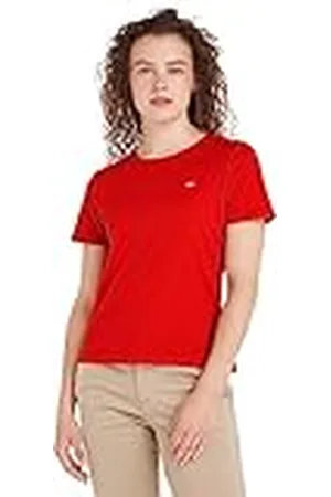 Tommy Hilfiger Tjw Soft Jersey Tee Dw0dw14616 Camisetas de Punto de Manga Corta, , XS Mujer
