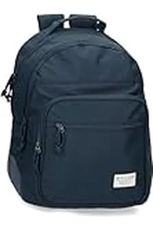 MOVOM Always on The Move Mochila Escolar Doble Compartimento Adaptable a Carro Azul 32x42x15 cms Poliéster 21,12L