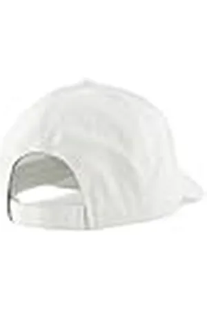 Champion Icons Accessories Junior Caps-802421 Woven Cotton Twill Small Script Logo Gorra de béisbol, Color Blanco, Talla única Unisex niños