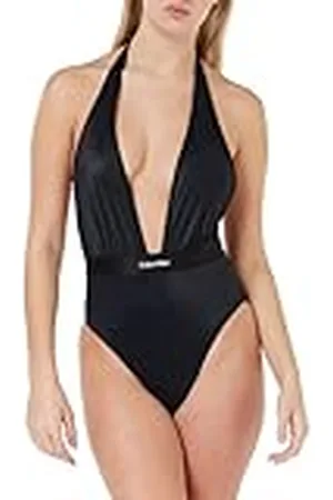 Calvin Klein One Piece Plunge-Rp KW0KW02271 Escote Profundo, , L para Mujer