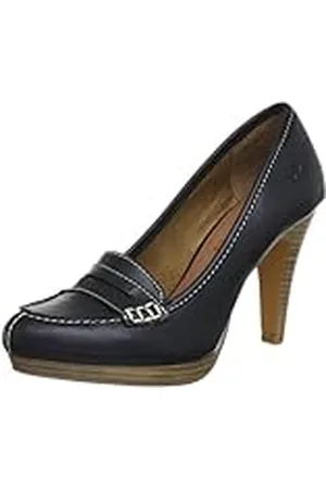 QS by s.Oliver Casual - Zapatos de tacón de Material sintético Mujer, Color Negro, Talla 39