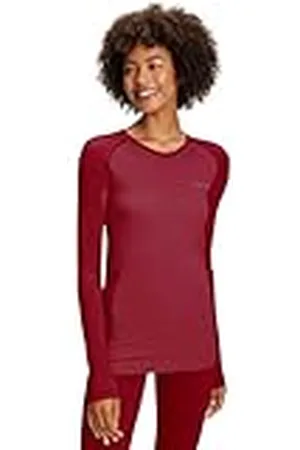 Falke Wool-Tech Light Round Neck W L/s SH Lana Hilo Funcional Secado rápido, Capa de Base Superior Mujer, , XL