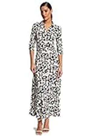 Morgan 231-rlilo Vestaglia, Bianco/Nero, 44 Donna