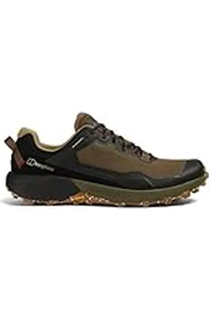 Berghaus Zapatos Revolute Active para Hombre, Negro/Verdeoscuro, 44-45