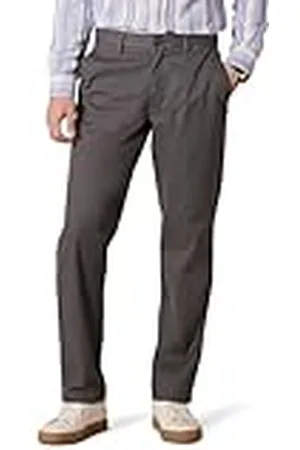Amazon Pantalón Chino sin Pinzas Antiarrugas de Ajuste Recto Hombre, , 31W / 34L