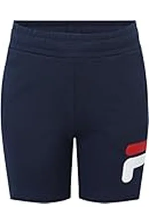 Fila Bajawa Classic Logo Shorts Pantalones Cortos, Black Iris, 122-128 Unisex niños