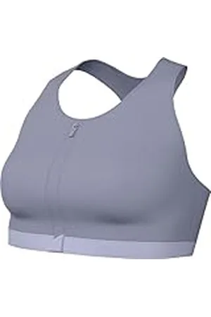 Nike DD1205-519 W NK DF SWSH Zip Front Bra Sports Bra Mujer Nero Tamaño L
